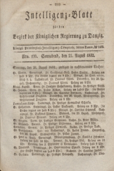 Intelligenz-Blatt für den Bezirk der Königlichen Regierung zu Danzig. 1832, Nro. 199 (25 August) + dod.