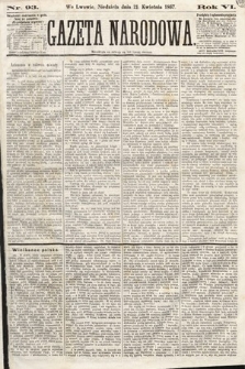 Gazeta Narodowa. 1867, nr 93