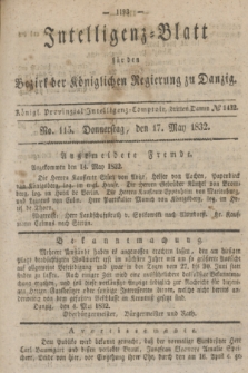 Intelligenz-Blatt für den Bezirk der Königlichen Regierung zu Danzig. 1832, No. 115 (17 Mai)