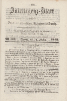 Intelligenz-Blatt für den Bezirk der Königlichen Regierung zu Danzig. 1849, No. 253 (9 Oktober) + dod.