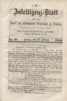 Intelligenz-Blatt für den Bezirk der Königlichen Regierung zu Danzig. 1848, No. 35 (11 Februar) + dod.