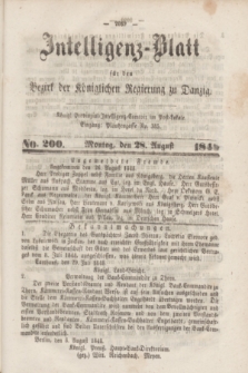 Intelligenz-Blatt für den Bezirk der Königlichen Regierung zu Danzig. 1848, No. 200 (28 August)