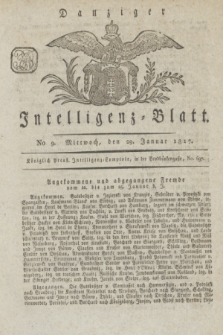 Intelligenz-Blatt für den Bezirk der Königlichen Regierung zu Danzig. 1817, No. 9 (29 January) + dod.