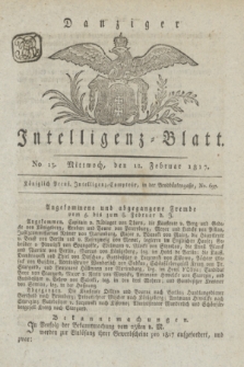 Intelligenz-Blatt für den Bezirk der Königlichen Regierung zu Danzig. 1817, No. 13 (12 Februar) + dod.