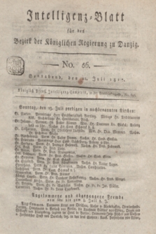 Intelligenz-Blatt für den Bezirk der Königlichen Regierung zu Danzig. 1817, No. 56 (12 Juli) + dod.