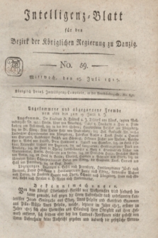 Intelligenz-Blatt für den Bezirk der Königlichen Regierung zu Danzig. 1817, No. 59 (23 Juli) + dod.