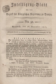 Intelligenz-Blatt für den Bezirk der Königlichen Regierung zu Danzig. 1817, No. 95 (26 November) + dod.