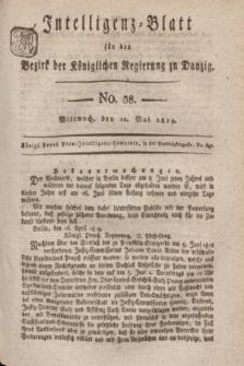 Intelligenz-Blatt für den Bezirk der Königlichen Regierung zu Danzig. 1819, No. 38 (12 Mai) + dod.