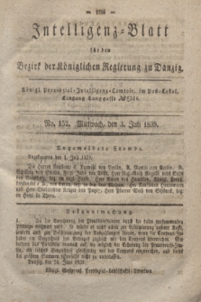 Intelligenz-Blatt für den Bezirk der Königlichen Regierung zu Danzig. 1839, No. 152 (3 Juli)