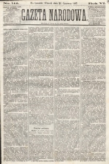 Gazeta Narodowa. 1867, nr 144