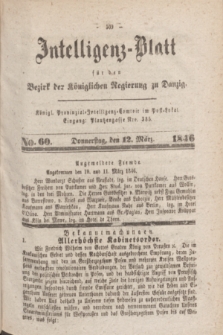 Intelligenz-Blatt für den Bezirk der Königlichen Regierung zu Danzig. 1846, No. 60 (12 März)