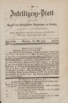 Intelligenz-Blatt für den Bezirk der Königlichen Regierung zu Danzig. 1846, No. 148 (29 Juni) + dod.