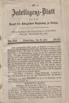 Intelligenz-Blatt für den Bezirk der Königlichen Regierung zu Danzig. 1846, No. 151 (2 Juli)