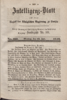 Intelligenz-Blatt für den Bezirk der Königlichen Regierung zu Danzig. 1846, No. 160 (13 Juli) + dod.