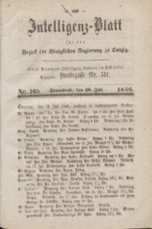 Intelligenz-Blatt für den Bezirk der Königlichen Regierung zu Danzig. 1846, No. 165 (18 Juli) + dod.