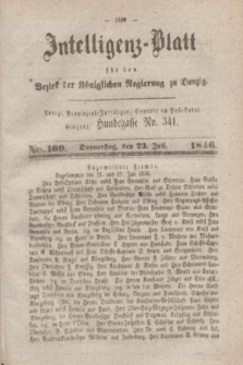 Intelligenz-Blatt für den Bezirk der Königlichen Regierung zu Danzig. 1846, No. 169 (23 Juli) + dod.