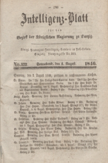 Intelligenz-Blatt für den Bezirk der Königlichen Regierung zu Danzig. 1846, No. 177 (1 August) + dod.