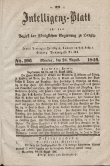 Intelligenz-Blatt für den Bezirk der Königlichen Regierung zu Danzig. 1846, No. 196 (24 August) + dod.