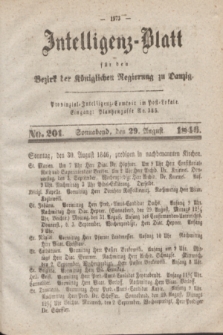 Intelligenz-Blatt für den Bezirk der Königlichen Regierung zu Danzig. 1846, No. 201 (29 August) + dod.