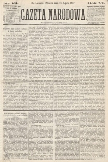 Gazeta Narodowa. 1867, nr 161