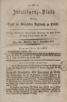 Intelligenz-Blatt für den Bezirk der Königlichen Regierung zu Danzig. 1835, Nro. 286 (7 Dezember)