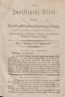 Intelligenz-Blatt für den Bezirk der Königlichen Regierung zu Danzig. 1838, No. 7 (9 Januar)
