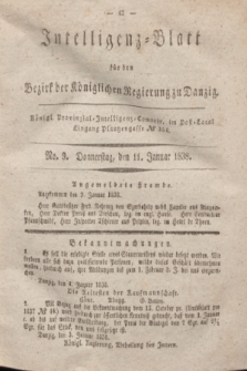Intelligenz-Blatt für den Bezirk der Königlichen Regierung zu Danzig. 1838, No. 9 (11 Januar)