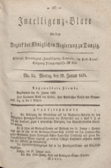 Intelligenz-Blatt für den Bezirk der Königlichen Regierung zu Danzig. 1838, No. 24 (29 Januar)