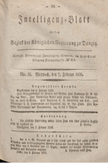Intelligenz-Blatt für den Bezirk der Königlichen Regierung zu Danzig. 1838, No. 32 (7 Februar)
