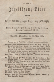 Intelligenz-Blatt für den Bezirk der Königlichen Regierung zu Danzig. 1838, No. 150 (30 Juni) + dod.