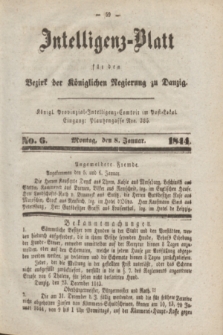 Intelligenz-Blatt für den Bezirk der Königlichen Regierung zu Danzig. 1844, No. 6 (8 Januar) + wkładka