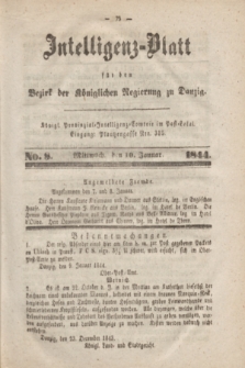 Intelligenz-Blatt für den Bezirk der Königlichen Regierung zu Danzig. 1844, No. 8 (10 Januar)