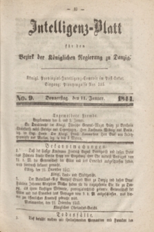 Intelligenz-Blatt für den Bezirk der Königlichen Regierung zu Danzig. 1844, No. 9 (11 Januar)