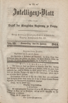 Intelligenz-Blatt für den Bezirk der Königlichen Regierung zu Danzig. 1844, No. 15 (18 Januar) + dod.