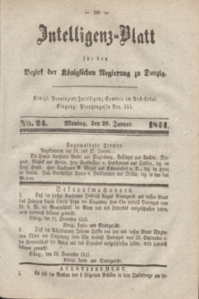 Intelligenz-Blatt für den Bezirk der Königlichen Regierung zu Danzig. 1844, No. 24 (29 Januar) + dod.