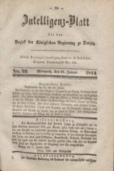 Intelligenz-Blatt für den Bezirk der Königlichen Regierung zu Danzig. 1844, No. 26 (31 Januar)