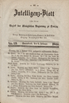 Intelligenz-Blatt für den Bezirk der Königlichen Regierung zu Danzig. 1844, No. 29 (3 Februar) + dod.