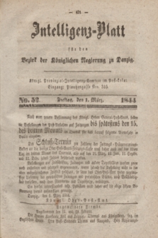 Intelligenz-Blatt für den Bezirk der Königlichen Regierung zu Danzig. 1844, No. 52 (1 März)