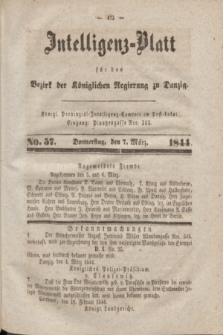 Intelligenz-Blatt für den Bezirk der Königlichen Regierung zu Danzig. 1844, No. 57 (7 März)