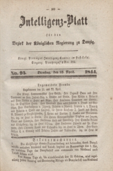 Intelligenz-Blatt für den Bezirk der Königlichen Regierung zu Danzig. 1844, No. 95 (23 April)