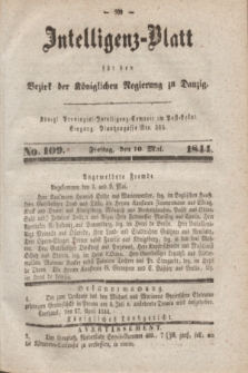 Intelligenz-Blatt für den Bezirk der Königlichen Regierung zu Danzig. 1844, No. 109 (10 Mai) + dod.