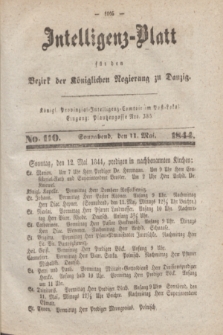 Intelligenz-Blatt für den Bezirk der Königlichen Regierung zu Danzig. 1844, No. 110 (11 Mai)