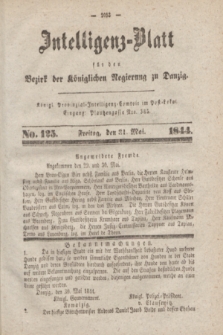 Intelligenz-Blatt für den Bezirk der Königlichen Regierung zu Danzig. 1844, No. 125 (31 Mai) + dod.