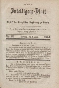 Intelligenz-Blatt für den Bezirk der Königlichen Regierung zu Danzig. 1844, No. 127 (3 Juni)