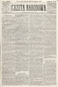 Gazeta Narodowa. 1867, nr 188