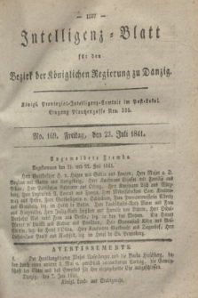 Intelligenz-Blatt für den Bezirk der Königlichen Regierung zu Danzig. 1841, No. 169 (23 Juli)
