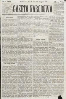 Gazeta Narodowa. 1867, nr 194