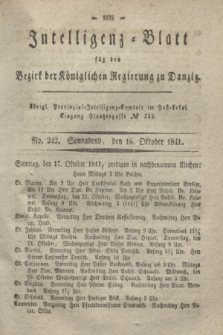 Intelligenz-Blatt für den Bezirk der Königlichen Regierung zu Danzig. 1841, No. 242 (16 Oktober) + dod.