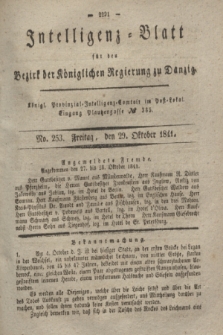 Intelligenz-Blatt für den Bezirk der Königlichen Regierung zu Danzig. 1841, No. 253 (29 Oktober)