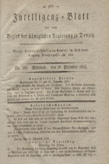 Intelligenz-Blatt für den Bezirk der Königlichen Regierung zu Danzig. 1841, No. 304 (29 Dezember)
